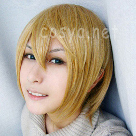 Blonde 30cm Axis Powers Hetalia Swiss Short Nylon Cosplay Wig