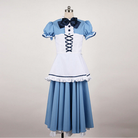 Maid Costume Blue Cosplay Costume
