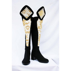 Changan unreal night Bachong Xue  Cosplay Boots Black and White Cosplay Shoes