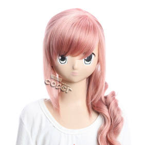 FINAL FANTASY Serah Farron Pink 60cm Long Nylon Cosplay Wig