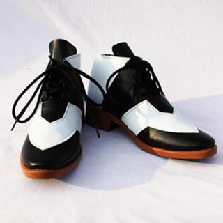 TIGER & BUNNY ワイルドタイガー / 鏑木·T·虎徹 ホワイトとブラック 合皮  コスプレ靴