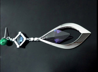 超時空要塞マクロスF シェリル・ ノーム/シェリル・ノームの耳飾り マクロスF フロンティアシェリル風   イヤリング (針式) コスプレ道具