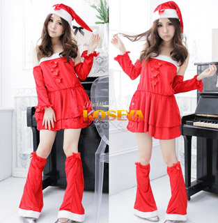 2012 New Santa Claus suit Christmas Costume