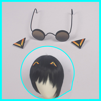 【にじさんじ 道具　】アルバーン・ノックス　髪飾り　メガネ　コスプレ道具　