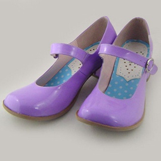可愛い 紫 4.5cm   ロリィタ/ロリータ靴
