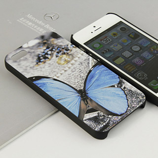 チョウイラスト携帯ケース　iPhone5 ケース　　