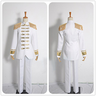 進撃の巨人 -反撃の翼- ONLINE リヴァイ兵長 上級勅令憲兵 白い軍服 風 コスプレ衣装