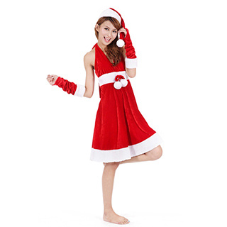 激安 サンタ コスプレ 可愛い サンタクロース クリスマス パーティー 衣装  X\'mas サンタ衣装