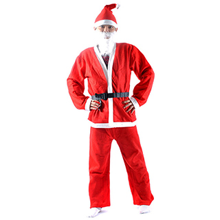 クリスマス メンズサンタ衣装 男性用 スーツ セット衣装B コスチューム 仮装グッズ コスプレ 激安 安い 風 コスプレ衣装