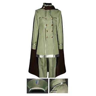 進撃の巨人 -反撃の翼- ONLINE アルミン・アルレルト 勅令憲兵 グリーン コート 風 コスプレ衣装