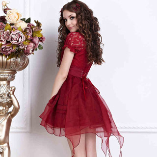 お姫様 高級スカート 半袖 二色選択可 赤と白 ロリィタ/ロリータ ゴスロリ