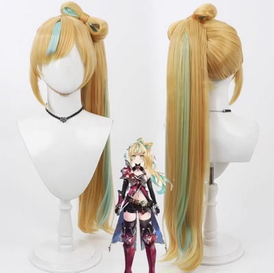 【バーチャル にじさんじ ウィッグ】‌御手洗团　立伝都　りつでんとと　風　コスプレウィッグ