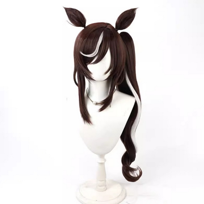ウマ娘 プリティーダービー 　‌皇室の希望　風　コスプレウィッグ