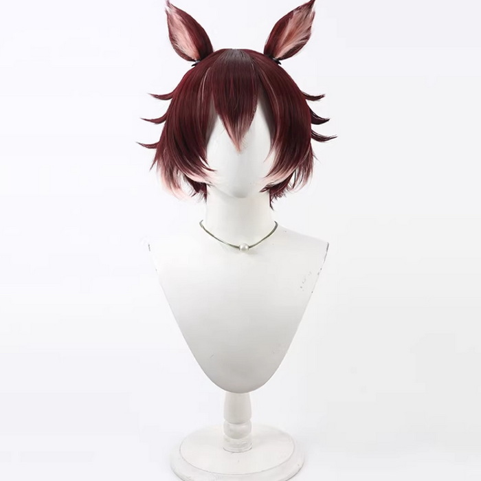 【ツイステ ウィッグ】ディズニー ツイステッドワンダーランド ジェイド　Gidel 　風　コスプレウィッグ