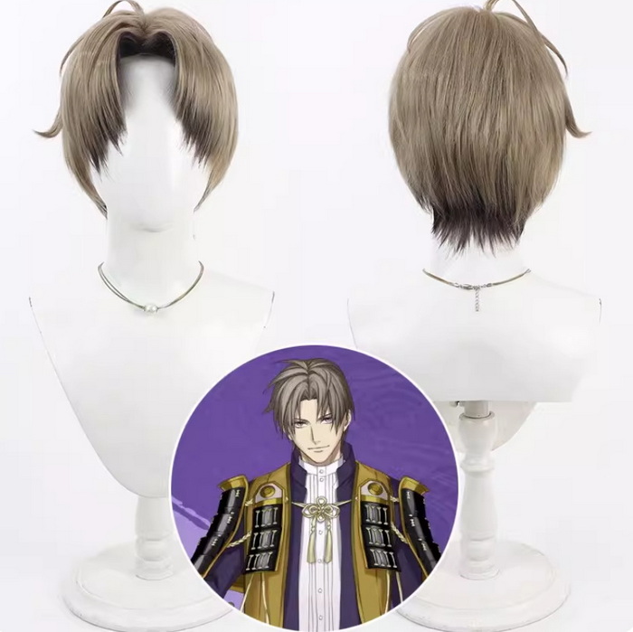 【刀剣乱舞 ウィッグ】打刀男士 へし切長谷部（へしきりはせべ） 風　コスプレウィッグ