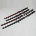 BLEACH 木製 鞘付き 模造刀 武士刀 コスプレ道具 （ブラック・ホワイト・レッドの3色選択可）