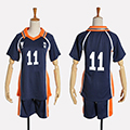 ハイキュー!! 月島 蛍（つきしま けい） 烏野高校排球部 番号１１ ユニフォーム 風 コスプレ衣装