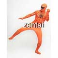 通気 柔らかい セクシー ライクラ スパイダーマン オレンジ 全身タイツ 仮装 コスチューム