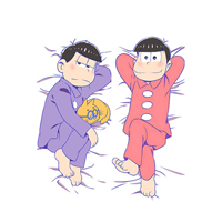 おそ松さん　松野 おそ松と松野 一松　等身大抱き枕カバー、オリジナル抱き枕カバー、アニメ抱き枕