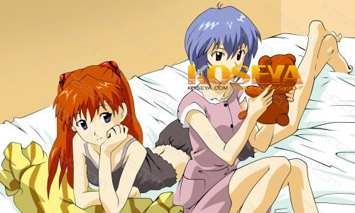 新世紀エヴァンゲリオン Eva 綾波レイ 惣流 アスカ ラングレー ベッドカバー オリジナル布団カバー アニメシーツ Koseya Com 通販